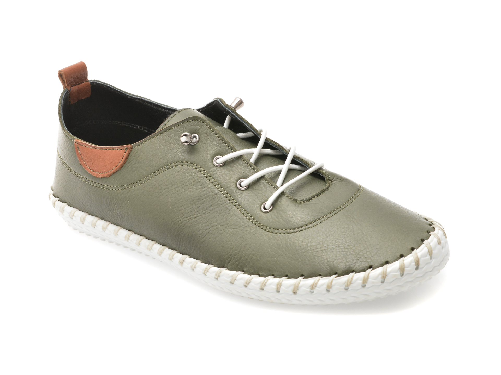 Pantofi SHOOZY Verzi Piele - Eleganță Casual