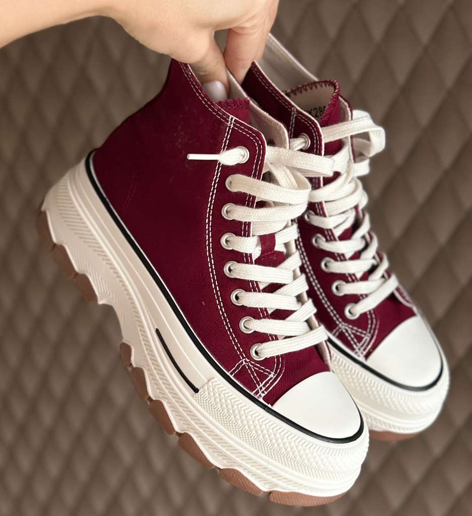 Sneakers Dama Puss Grena - Confort și Stil