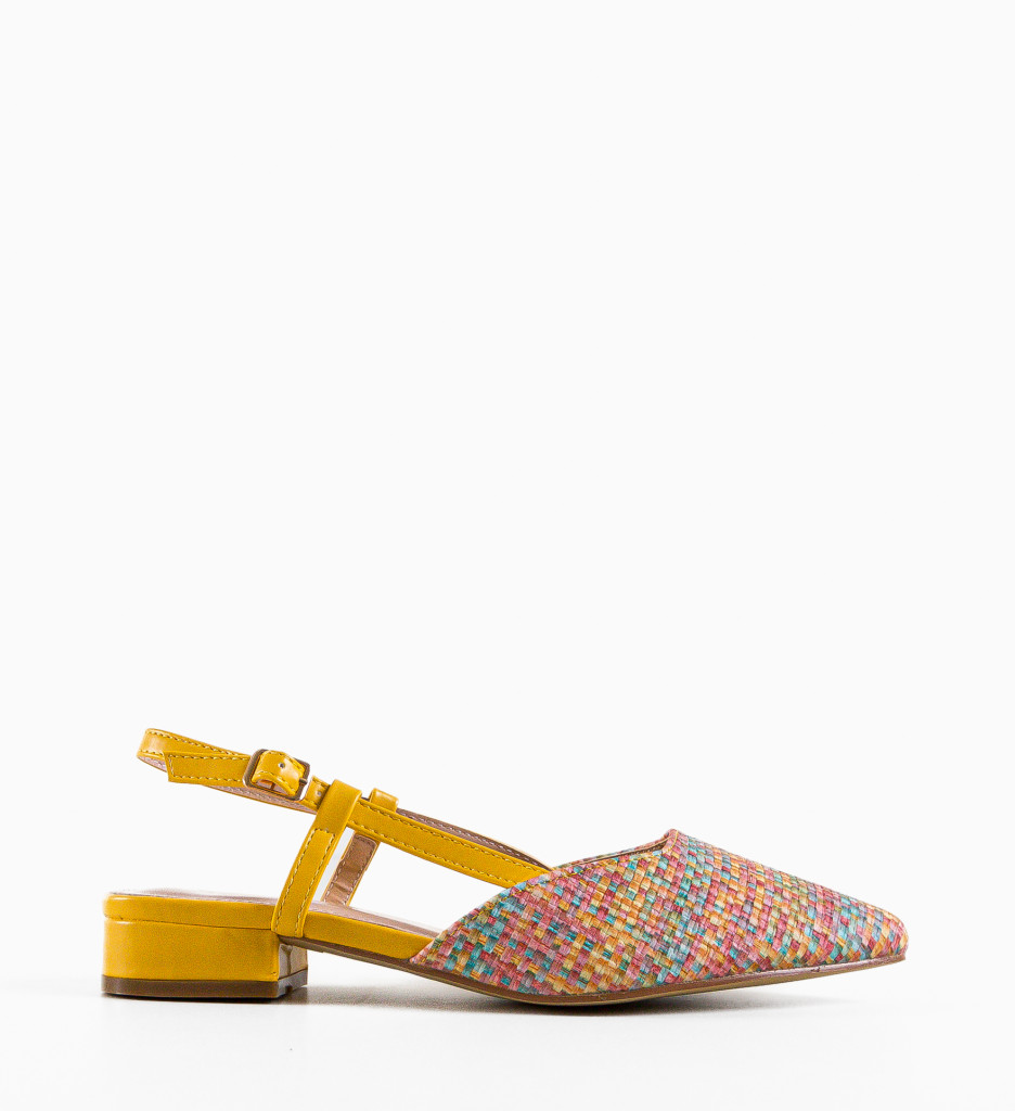 Pantofi Casual Nireh Galbeni | Confort și Stil - imagine 2