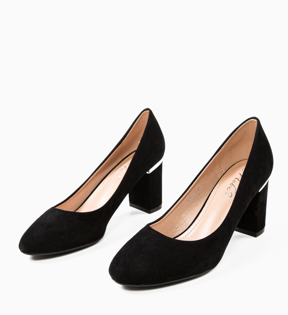 Pantofi Ryouta Negri - Eleganță și Confort - imagine 5