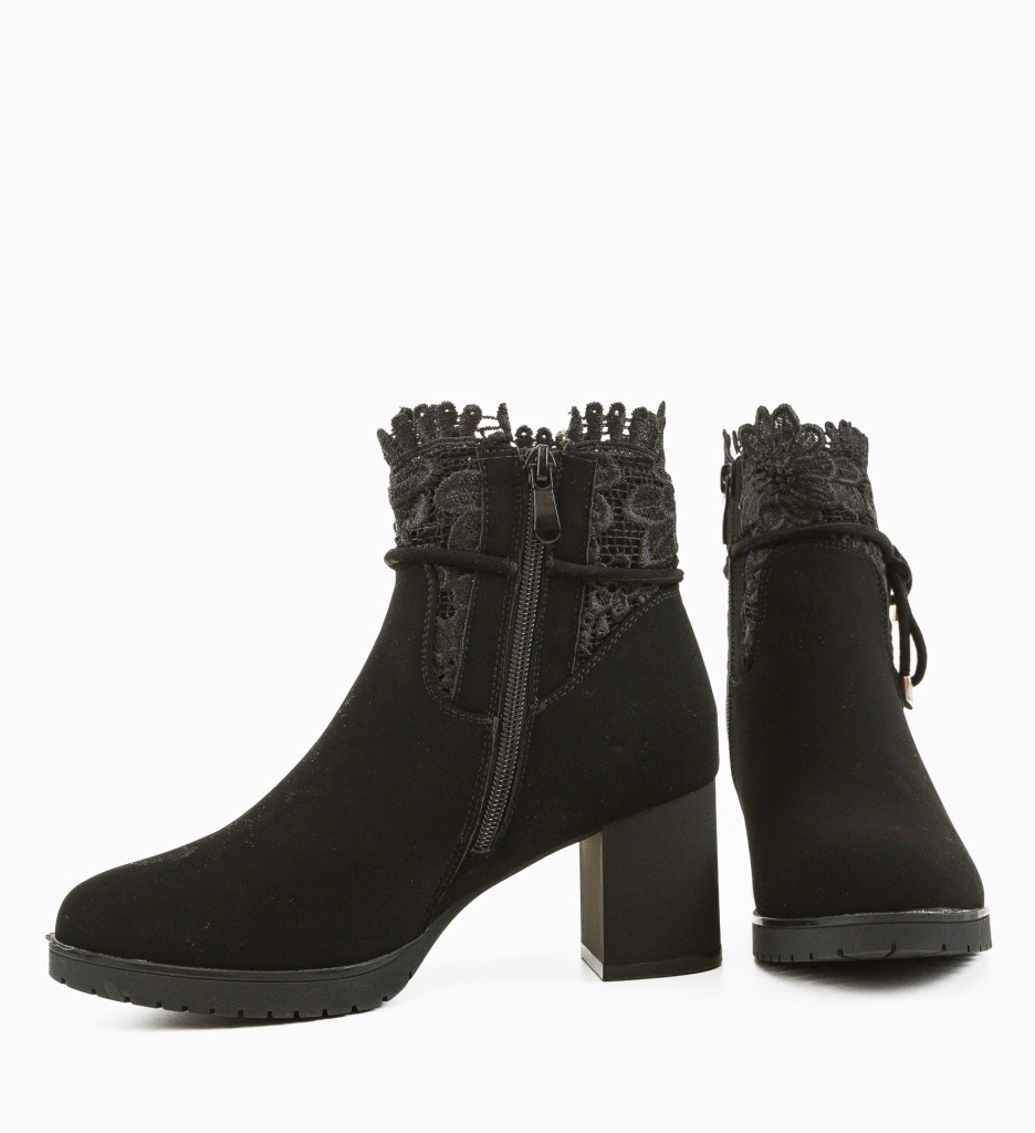 Botine Nelnel Negre | Eleganță și Confort - imagine 5