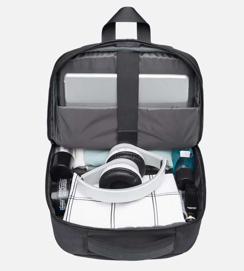 Rucsac Barbati Delis cu Incarcare USB, Negru - imagine 3