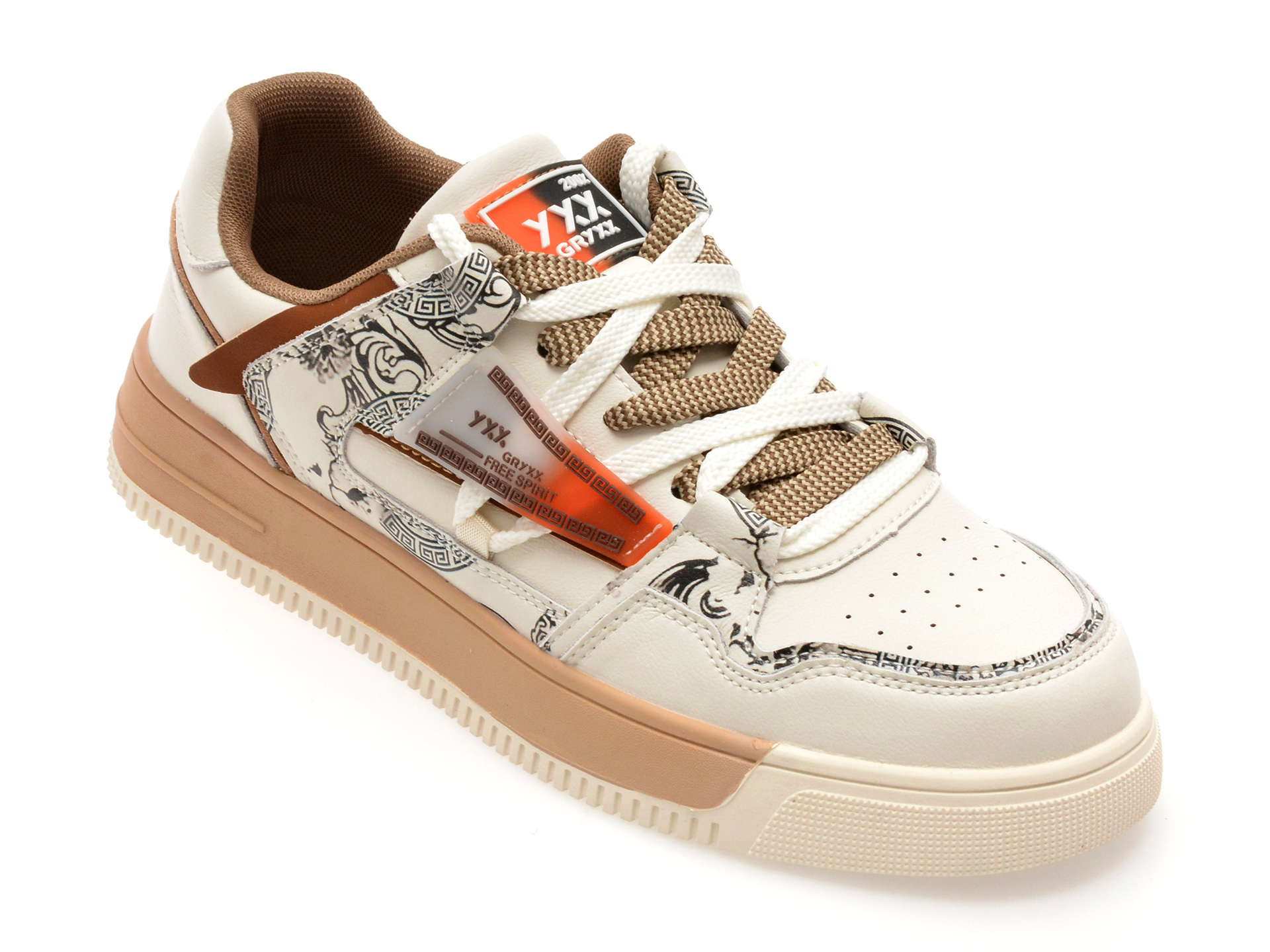 Pantofi Sport Gryxx Piele Naturală Bej