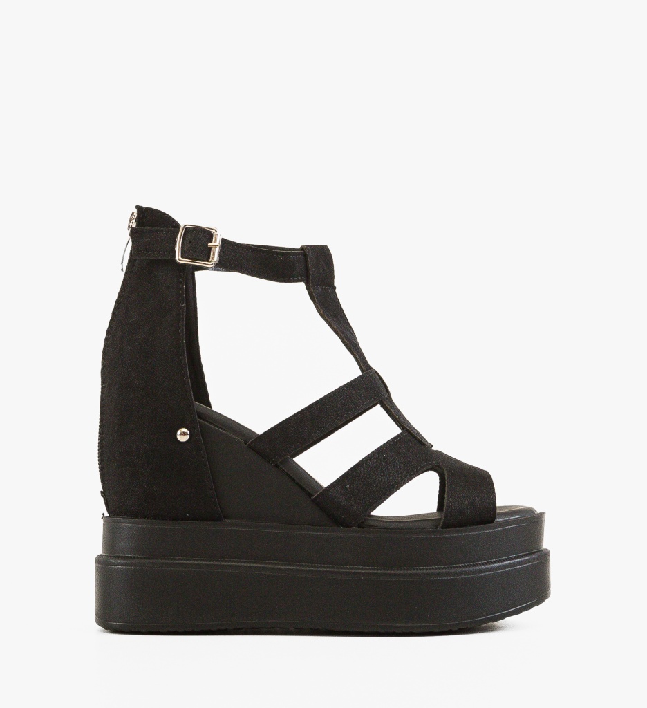 Platforme Dama Jagda Negre | Stil si Confort - imagine 4