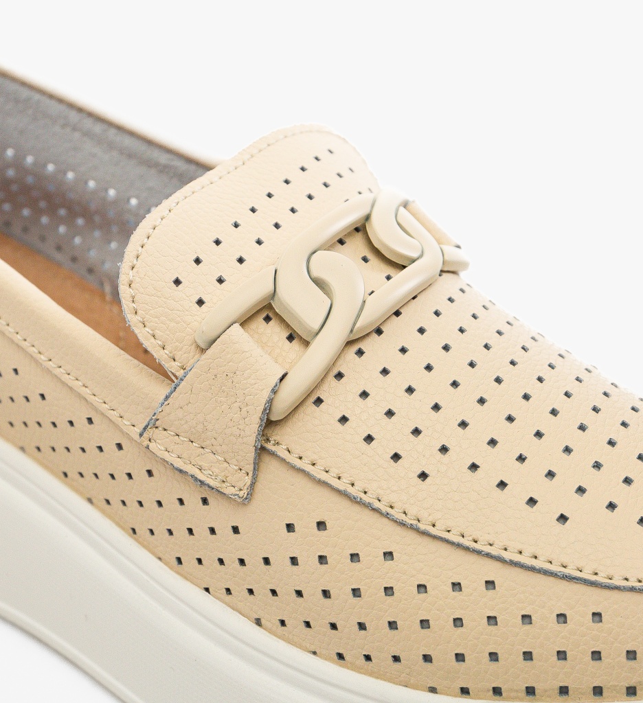 Pantofi Casual Lezzer Bej – Confort și Stil - imagine 8