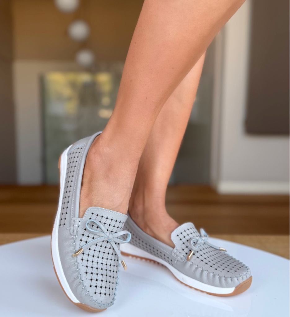 Espadrile Dama Eregion Gri | Confort Casual