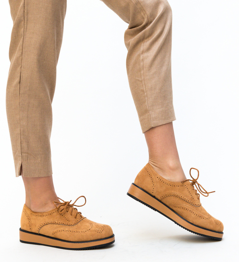 Pantofi Casual Devonk Camel Confort și Stil - imagine 3
