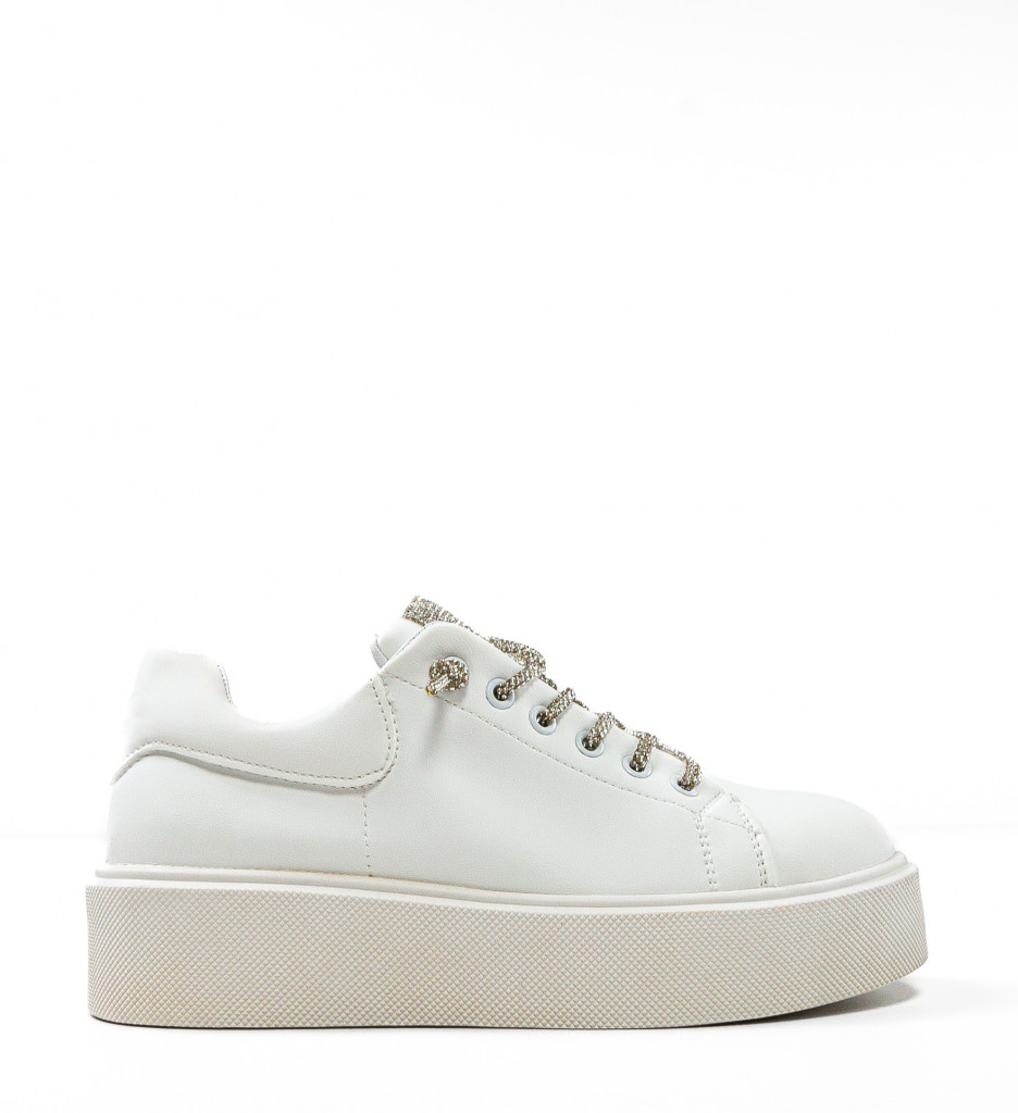 Sneakers Dama Laro Albi | Confort și Stil - imagine 5