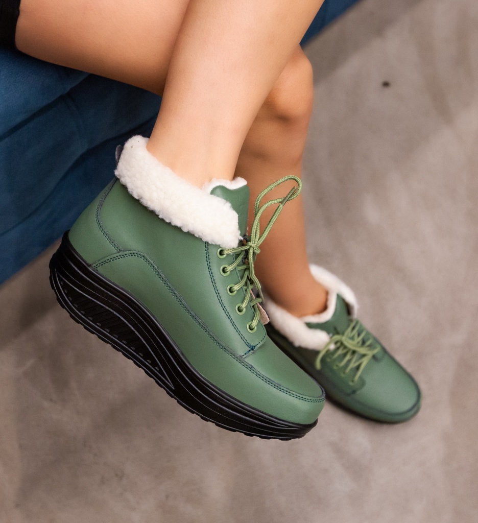 Pantofi Casual Blind Verzi - Stil și Confort - imagine 5