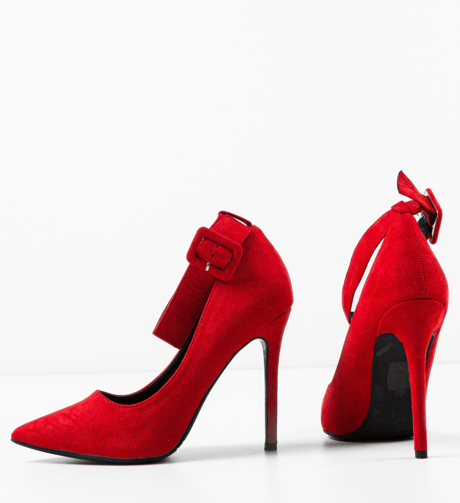 Pantofi Ewa Rosii - Eleganță și Stil - imagine 7