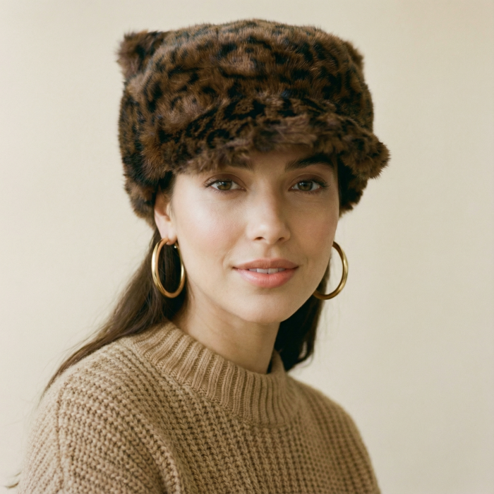 Sapca Animal Print Shopika - Stil și Confort - imagine 2
