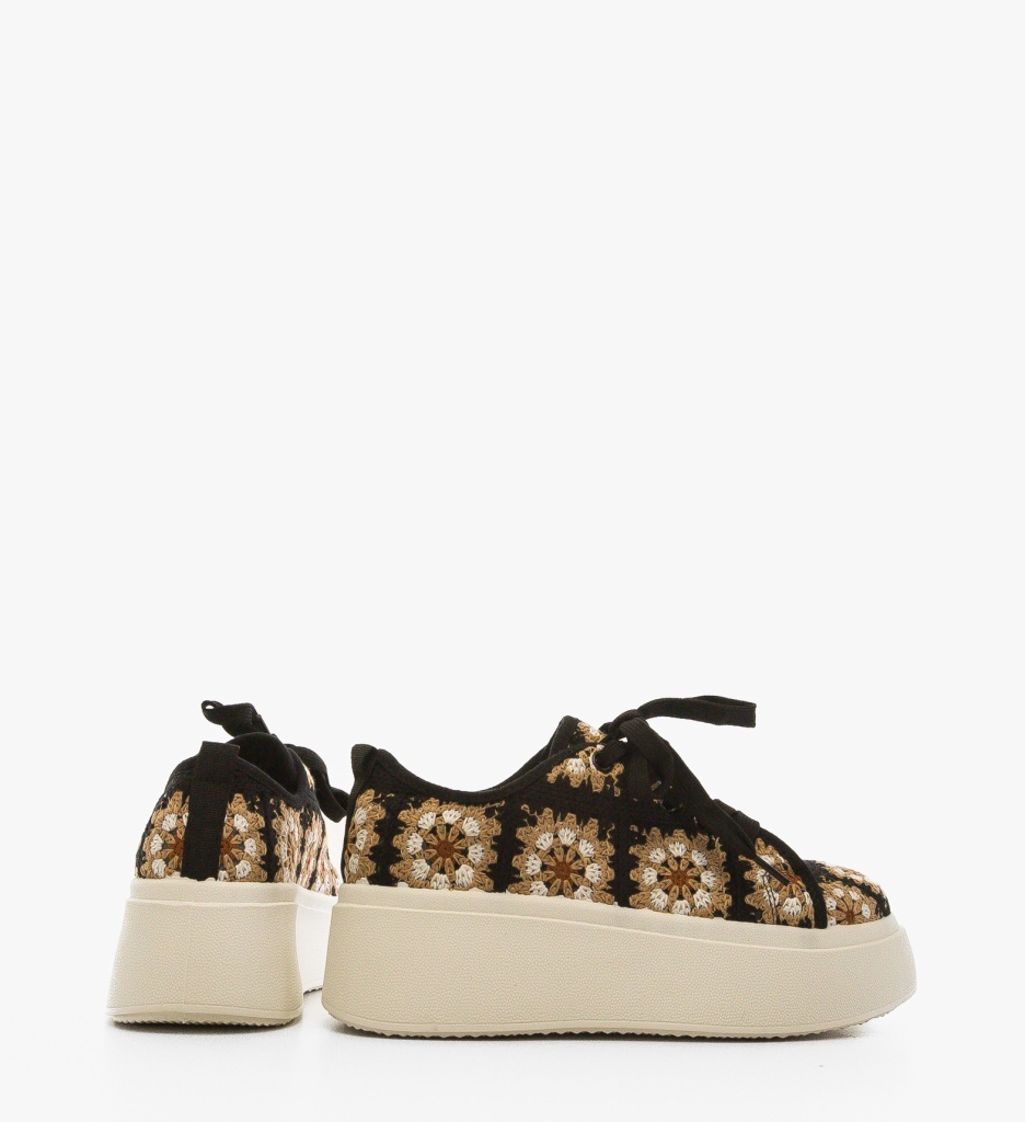 Sneakers Dama Maxima Negri | Confort și Stil - imagine 4