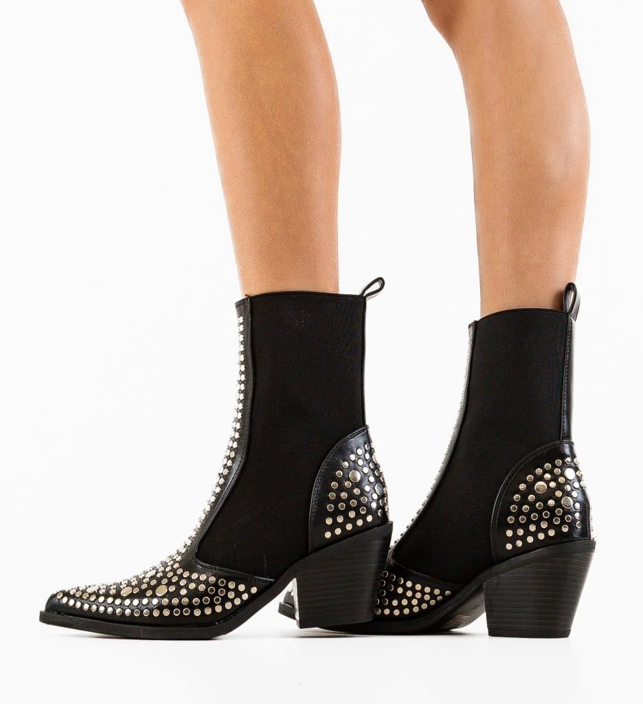 Botine Roth Negre - Eleganță și Confort - imagine 3