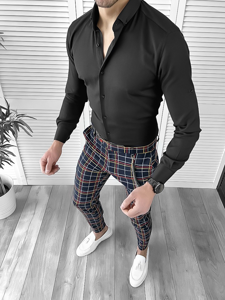 Tinuta Smart Casual Barbati Slim Fit - 2 Piese