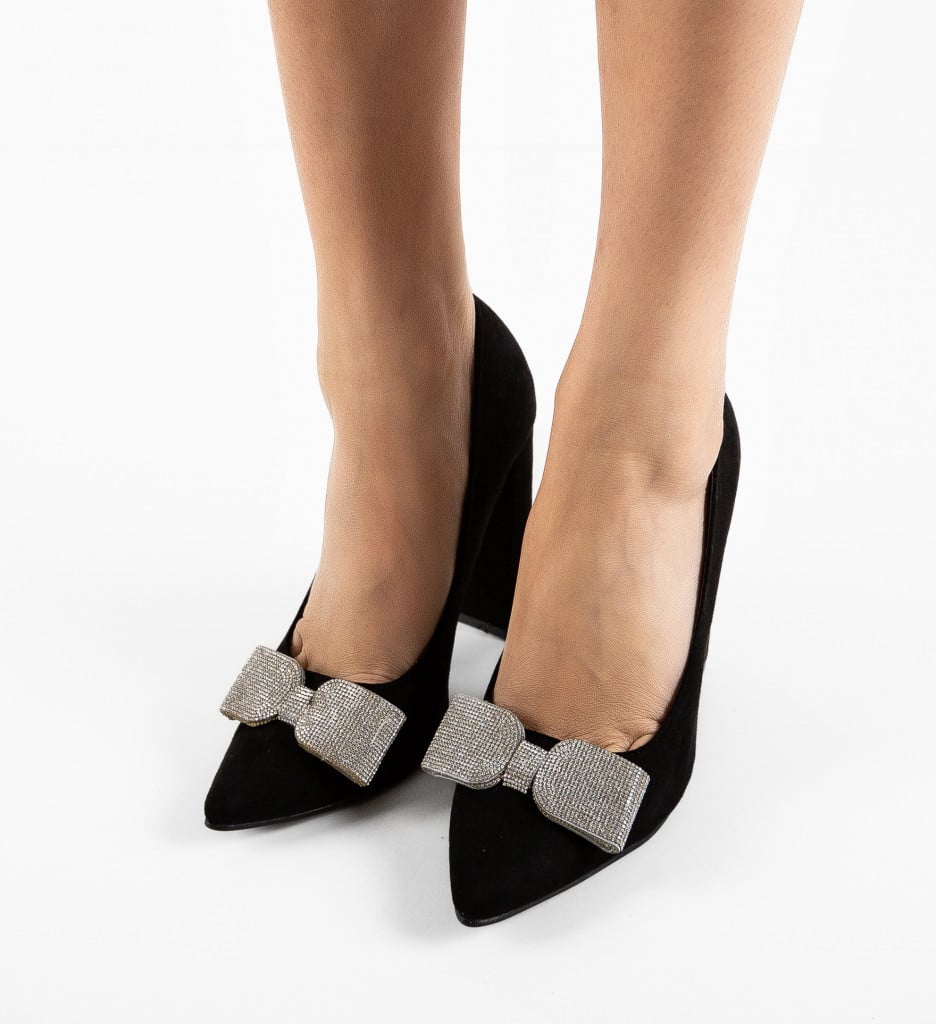 Pantofi dama Lucky Negri 2 - Eleganță Supreme - imagine 3