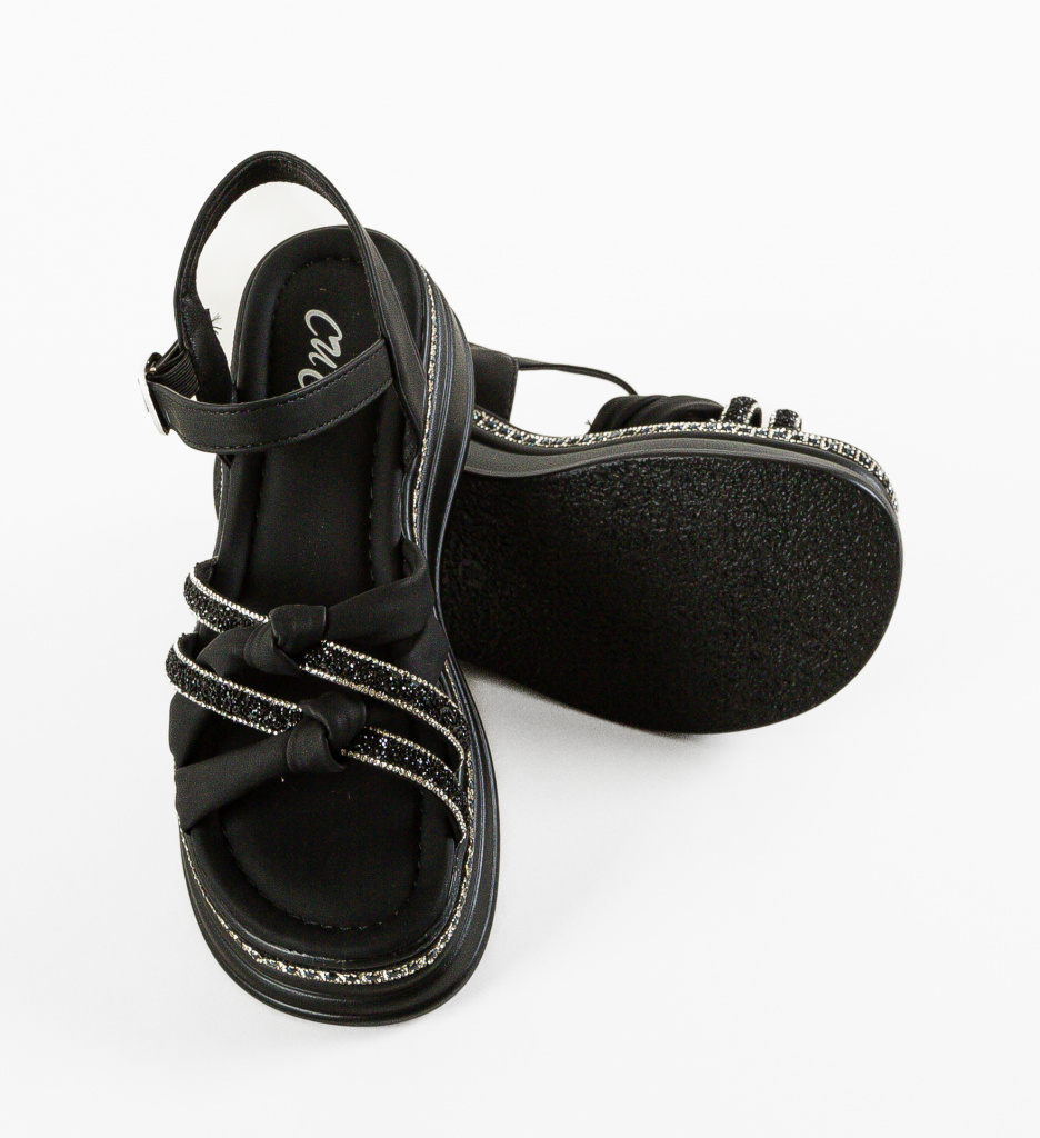 Sandale Dama Kelba Negre - Eleganță și Confort - imagine 7