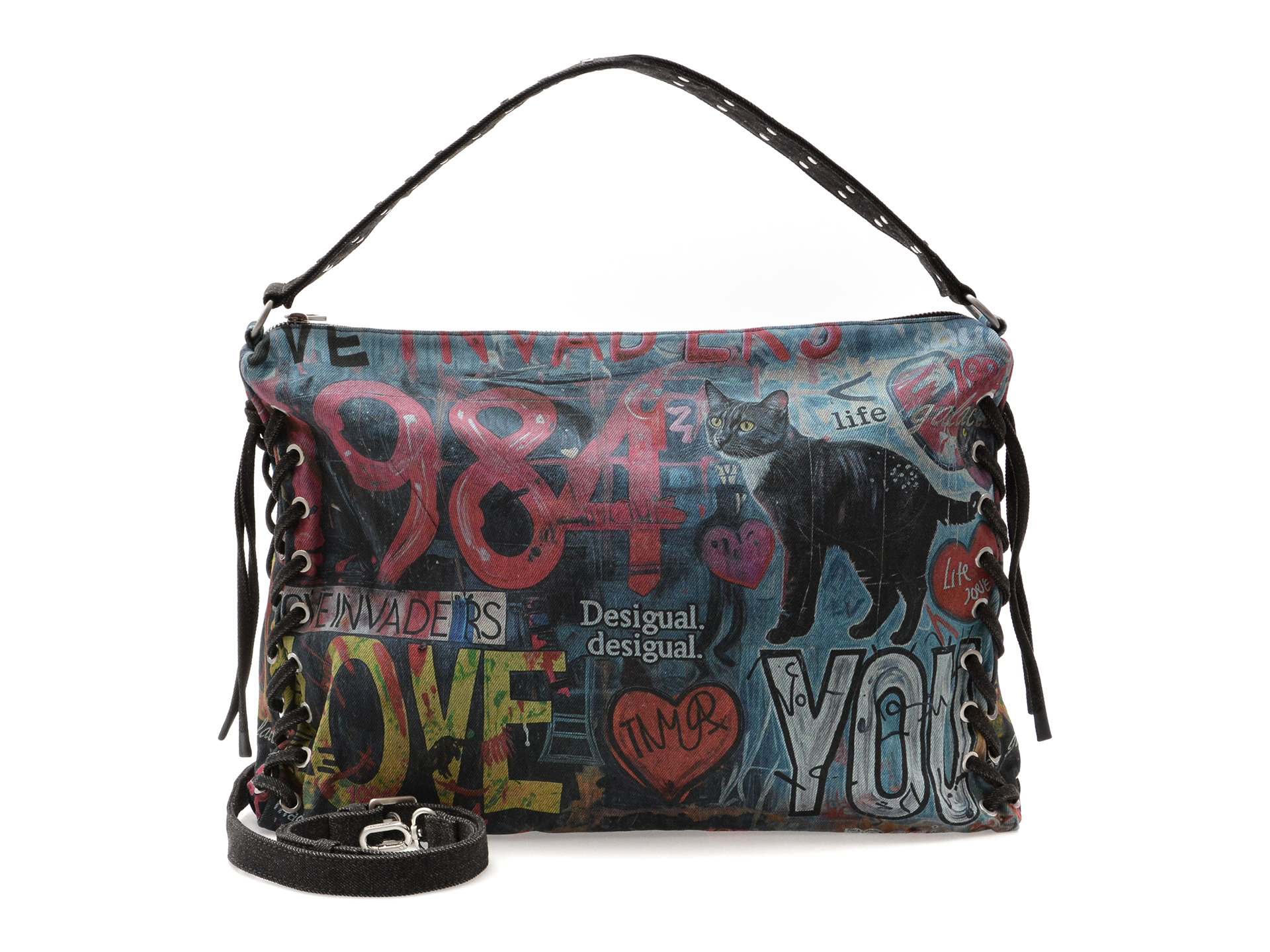 Geanta Desigual Multicolor WAXD23 - Stil Unic