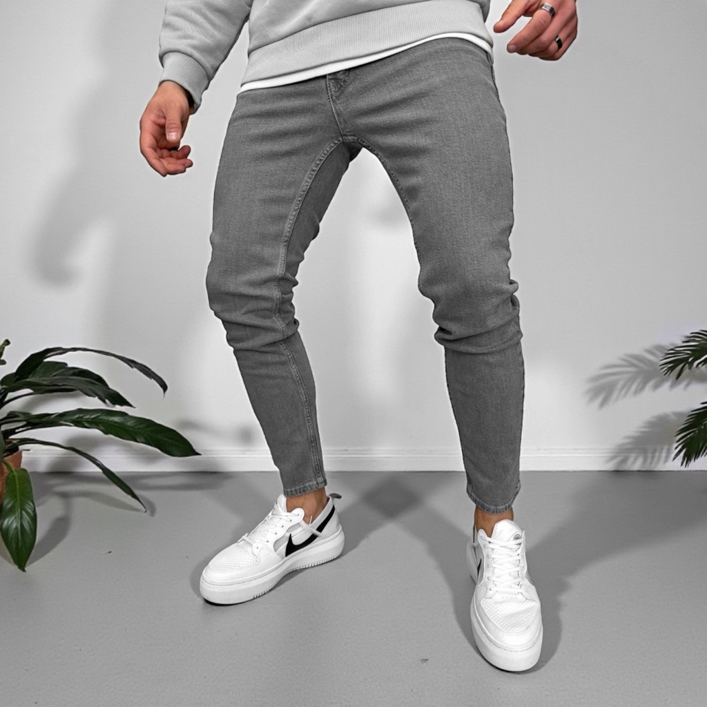 Blugi Barbati Conici Tip Zara | Stil Office & Casual - imagine 2