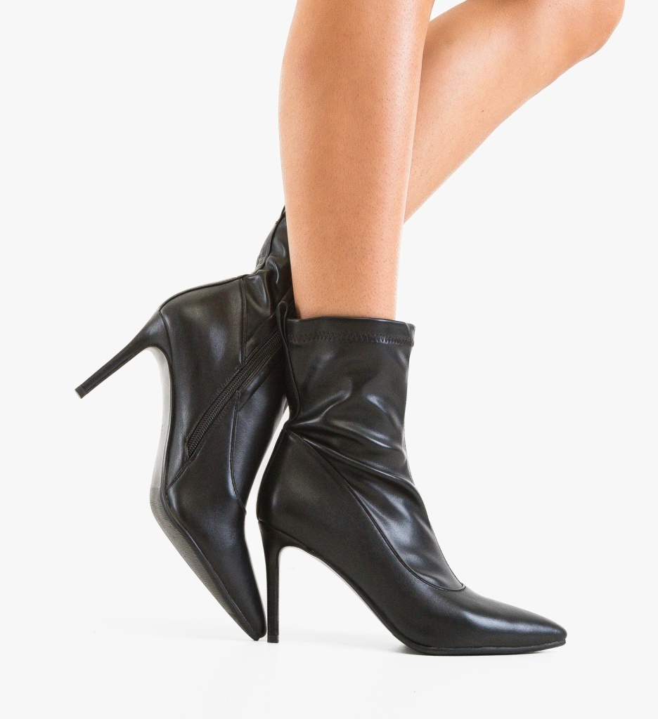 Botine Dama Zasa Negre - Eleganță și Confort - imagine 3