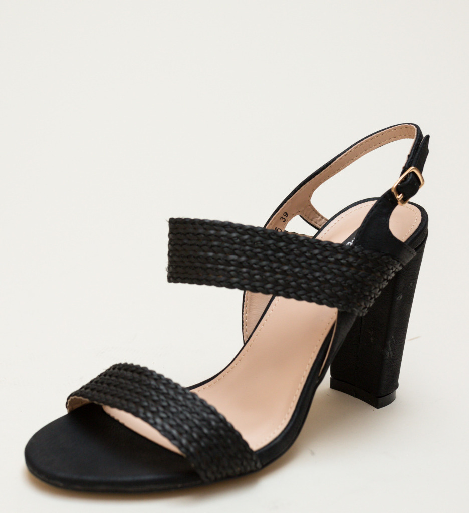 Sandale Holmes Negre | Eleganță și Confort - imagine 6