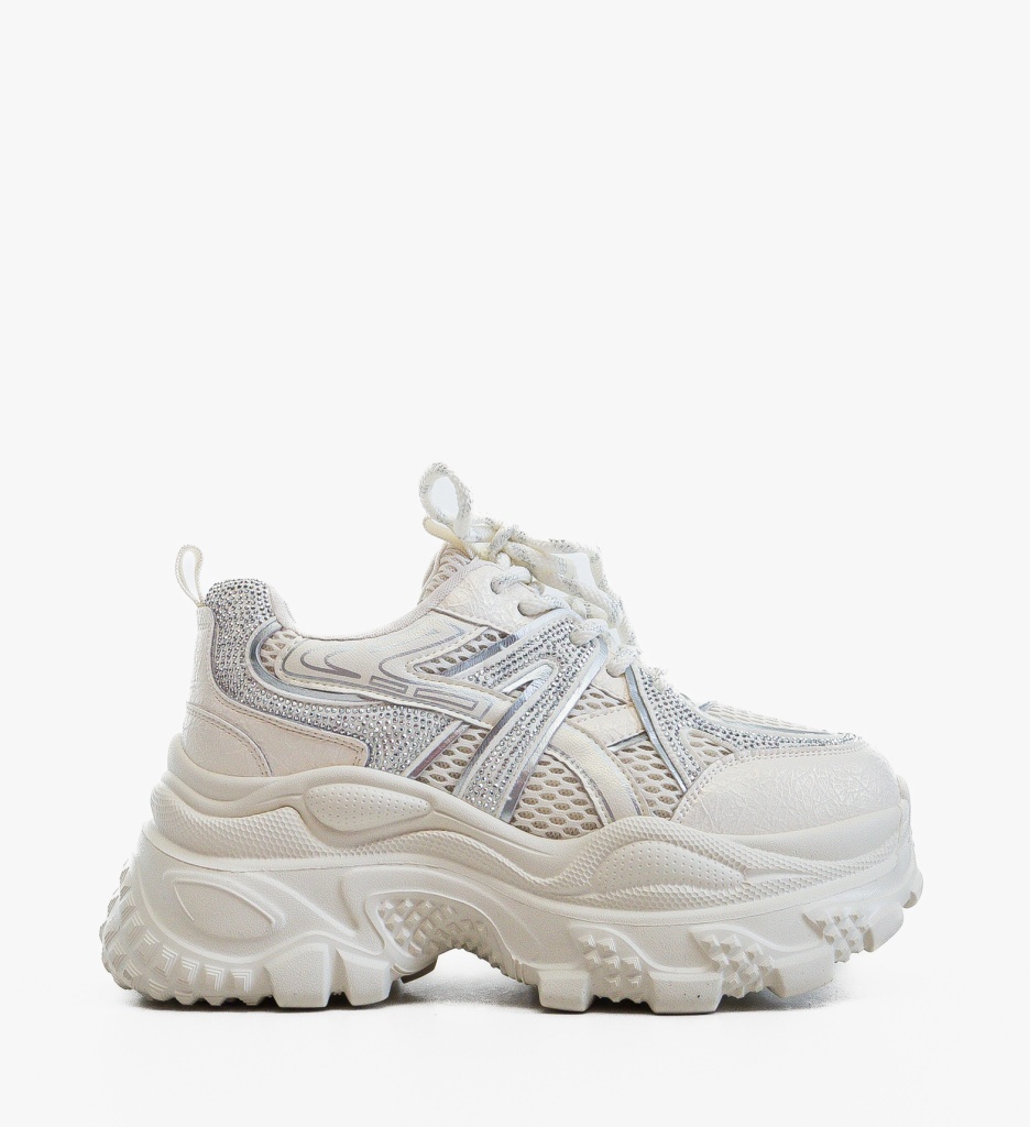 Sneakers Dama Venus Albi – Confort și Stil - imagine 6