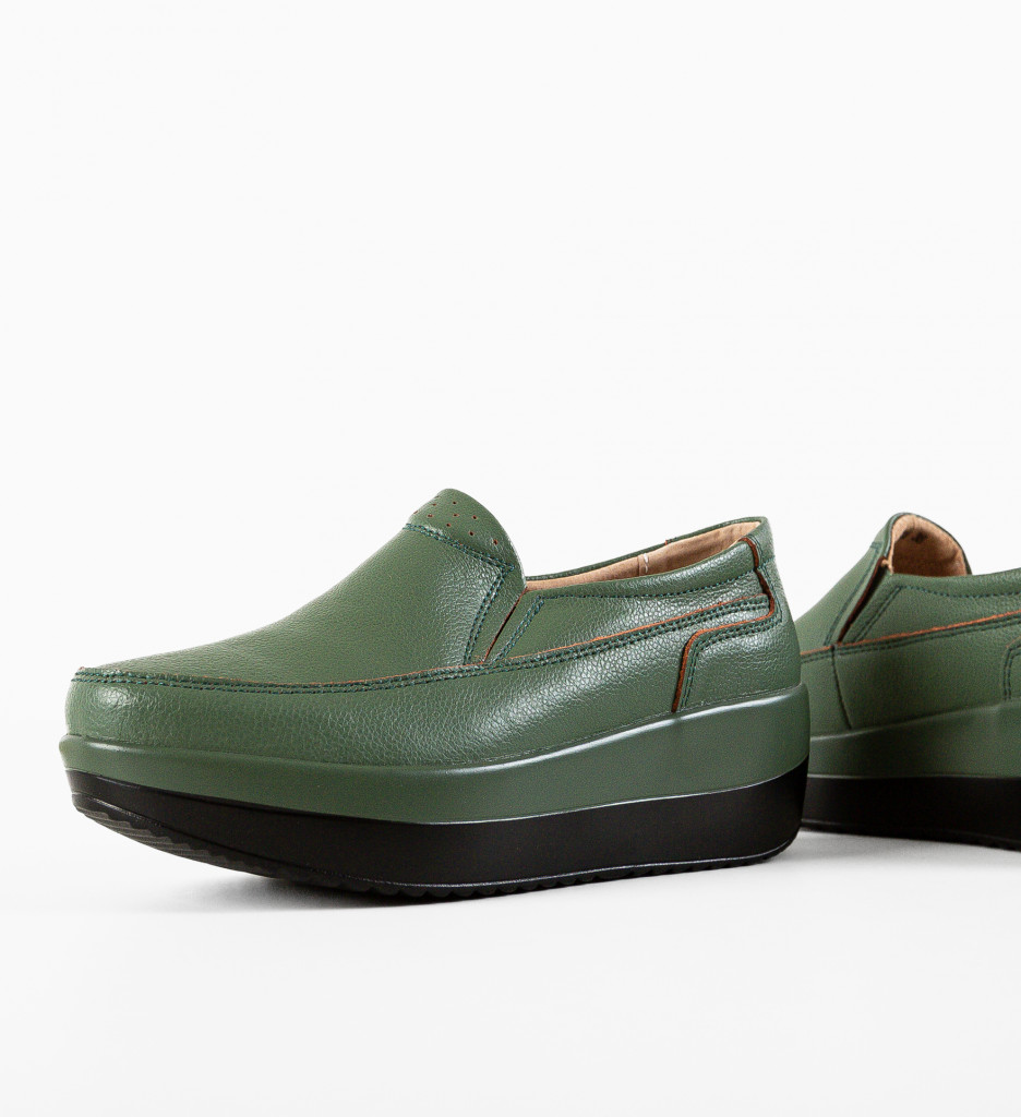 Pantofi Freeman Verzi Casual - Confort și Stil - imagine 4