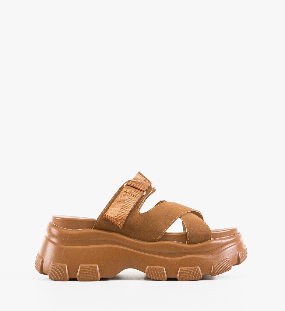 Saboti Dama Lavian Camel | Eleganță și Confort - imagine 4