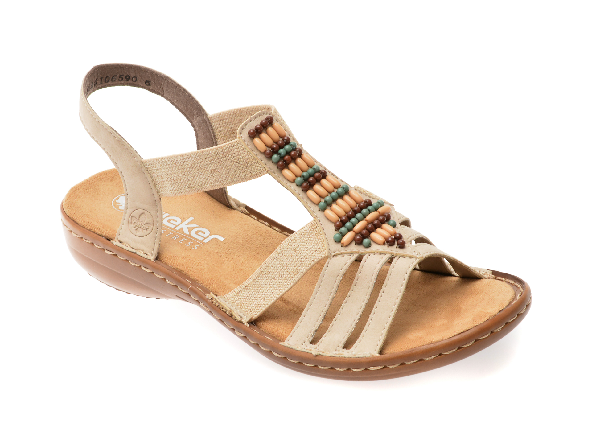 Sandale Rieker Bej 60851 - Confort & Stil