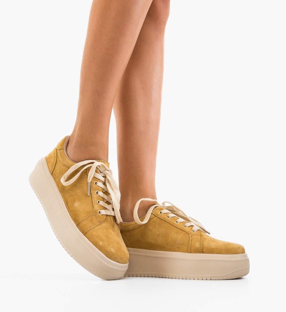 Sneakers Daravo Bej - Confort și Stil - imagine 4