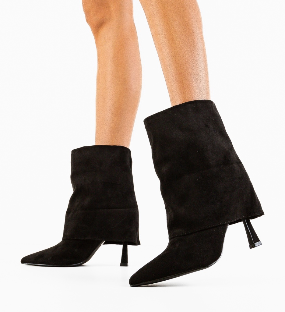 Botine Dama Kanel Negre - Stil și Confort