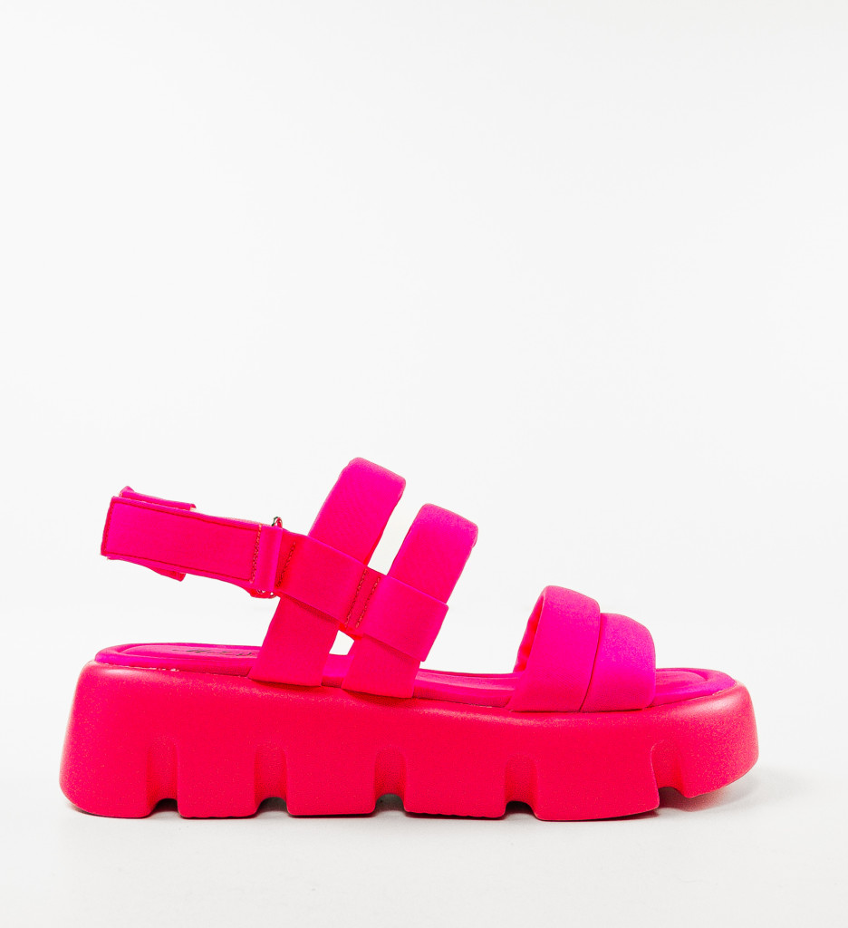 Sandale Dama Cairo Fuchsia - Eleganță și Confort - imagine 2
