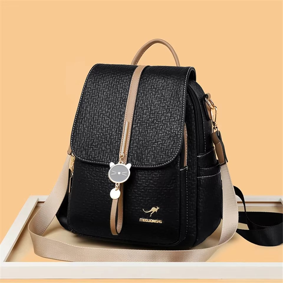 Rucsac dama Iliris GT3604 Picadili, piele ecologica - imagine 3
