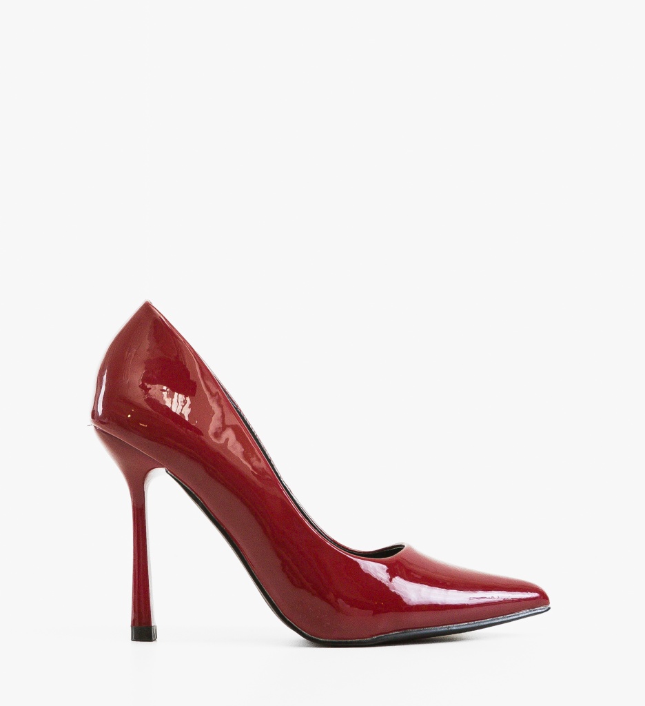 Pantofi cu Toc Pryzy Grena | Stil Elegant - imagine 6