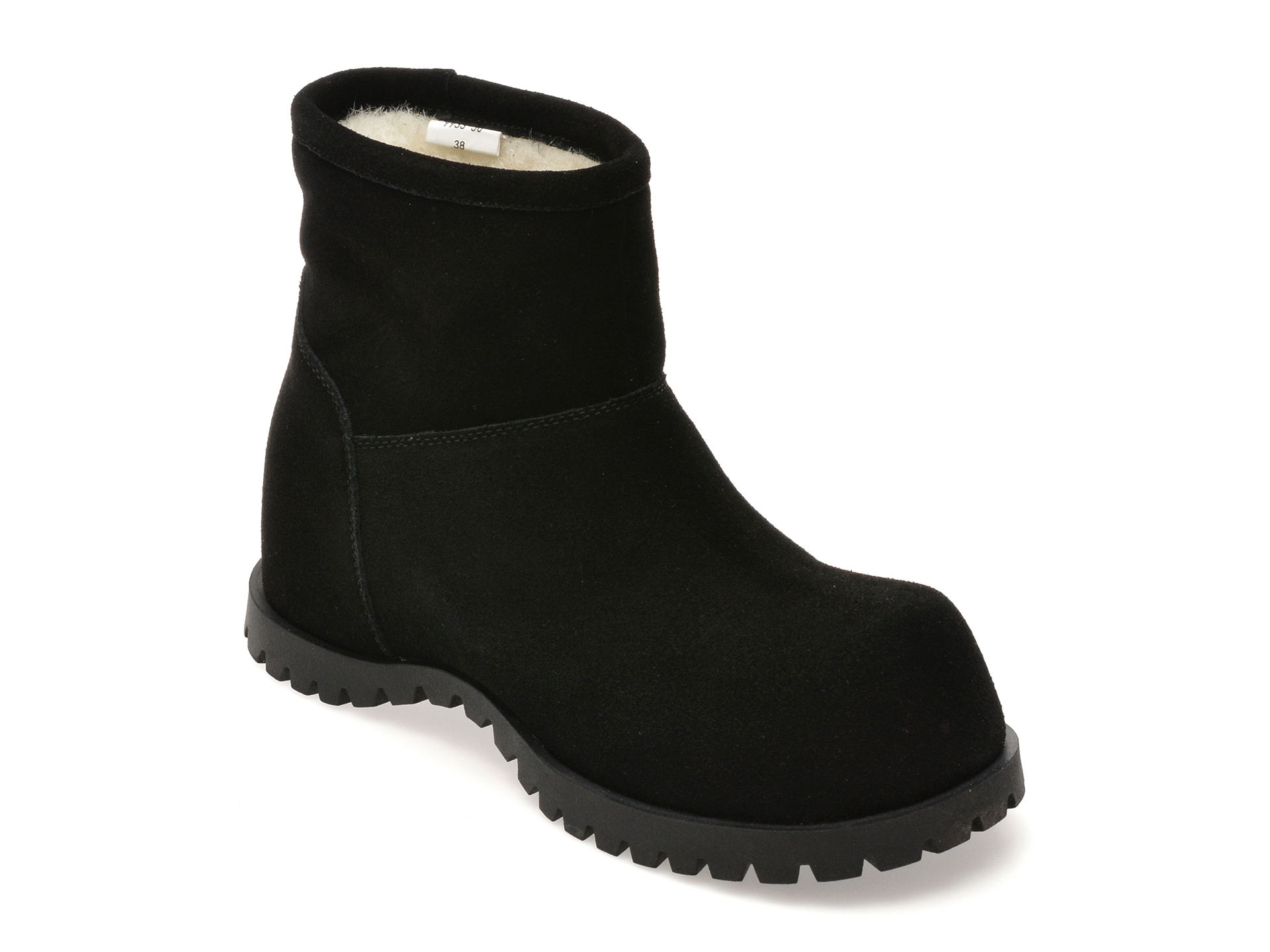 Ghete GRYXX negre din piele intoarsa - Eleganță și confort