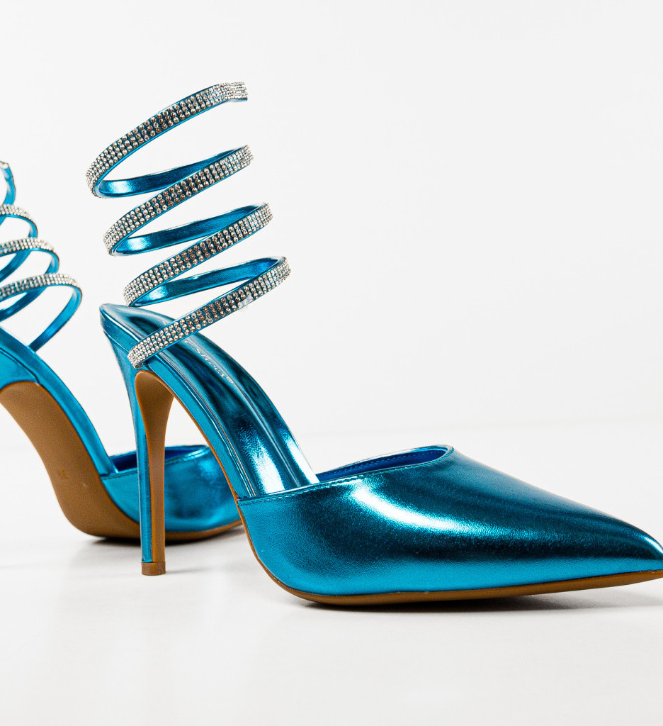 Pantofi Dama Folami Turcoaz - Eleganță și Stil - imagine 6