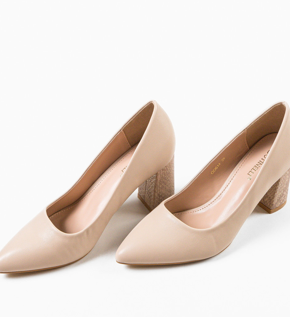Pantofi Tuka Nude - Eleganță și confort - imagine 5