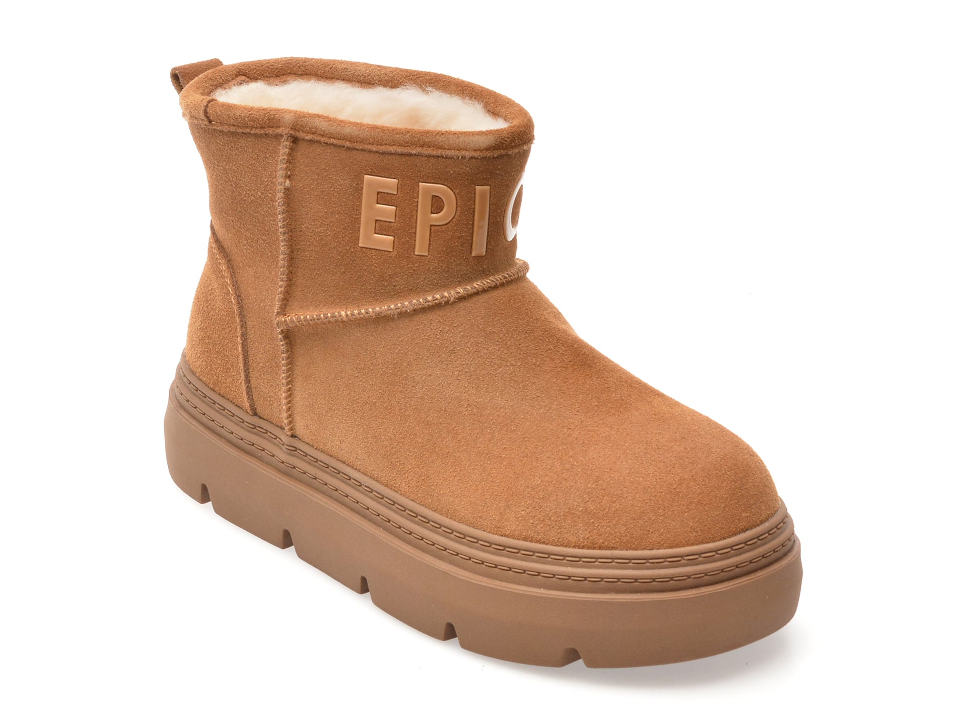 Ghete Epica piele intoarsa - Stil si confort