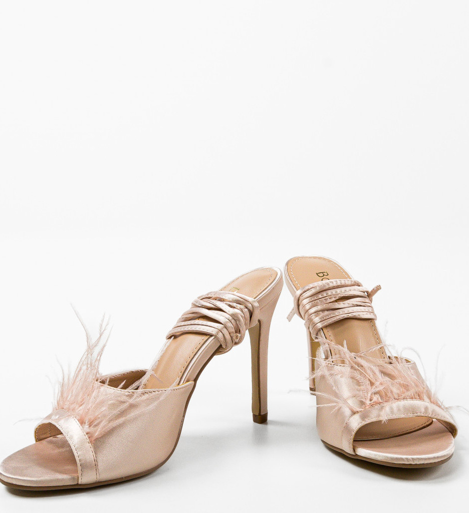 Sandale cu Toc Kapcev Bej | Eleganță Asigurată - imagine 8