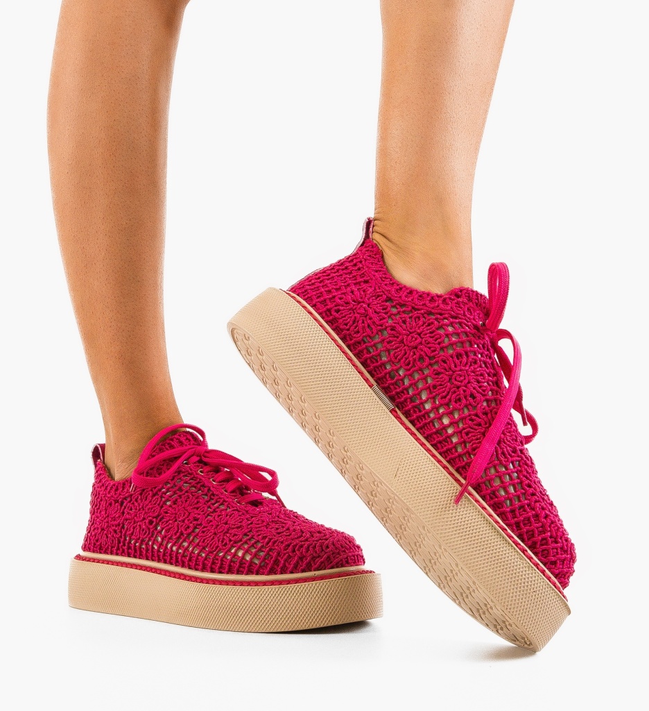 Pantofi Casual Ystory Fuchsia 2 - Confort Stil