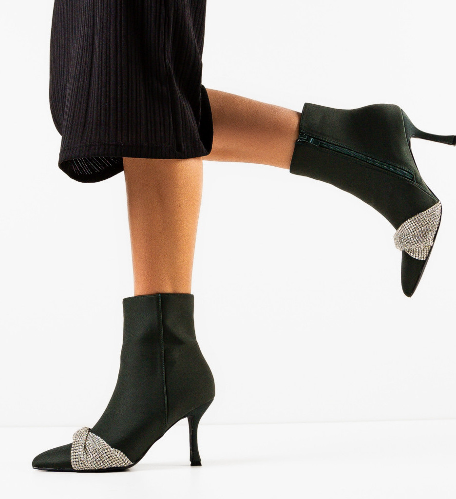 Botine Dama Burnett Verzi - Stil și Eleganță - imagine 2