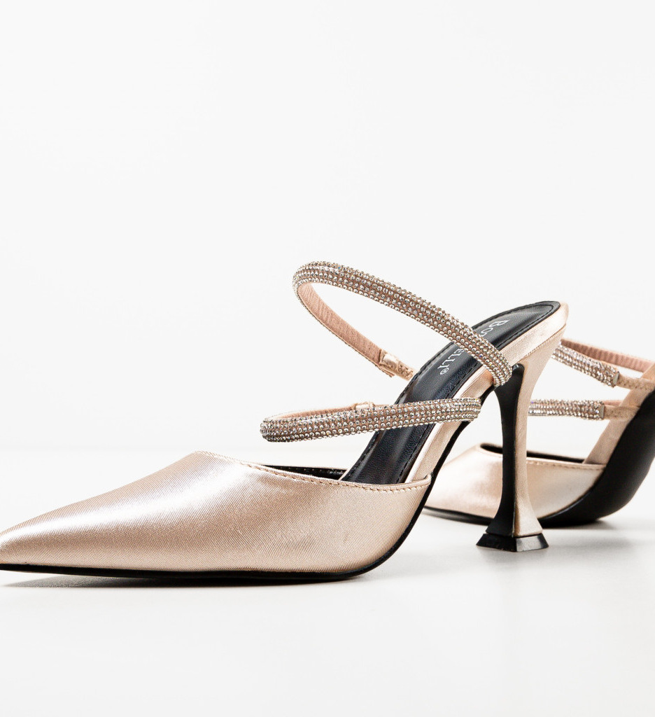 Pantofi cu Toc Manyla Bej - Eleganță și Stil - imagine 6