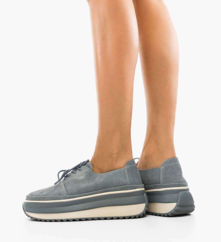 Pantofi Casual Albastri Reprale - Confort Zilnic - imagine 4