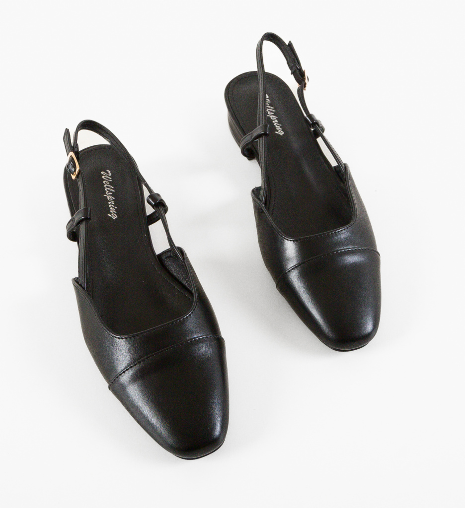 Pantofi cu Toc Karuna Negri - Eleganță Asigurată