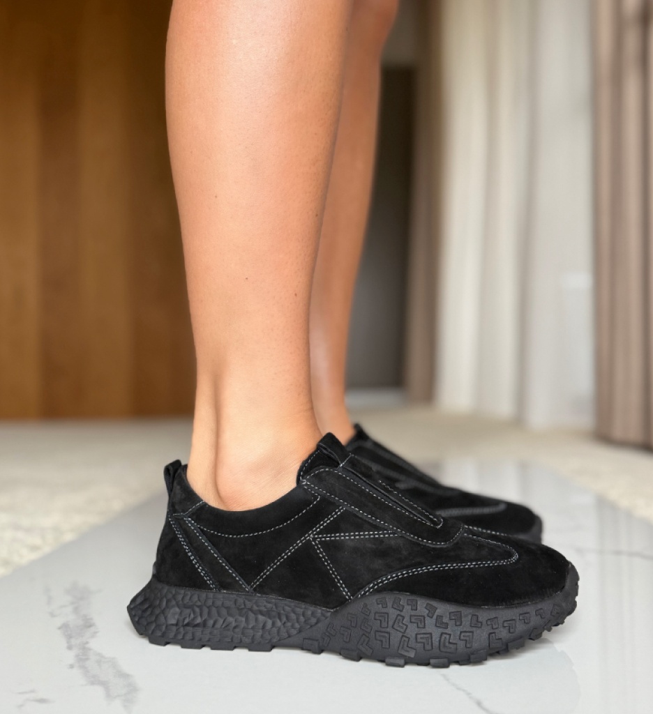 Sneakers dama Florena Negri 2 - Confort și Stil - imagine 4