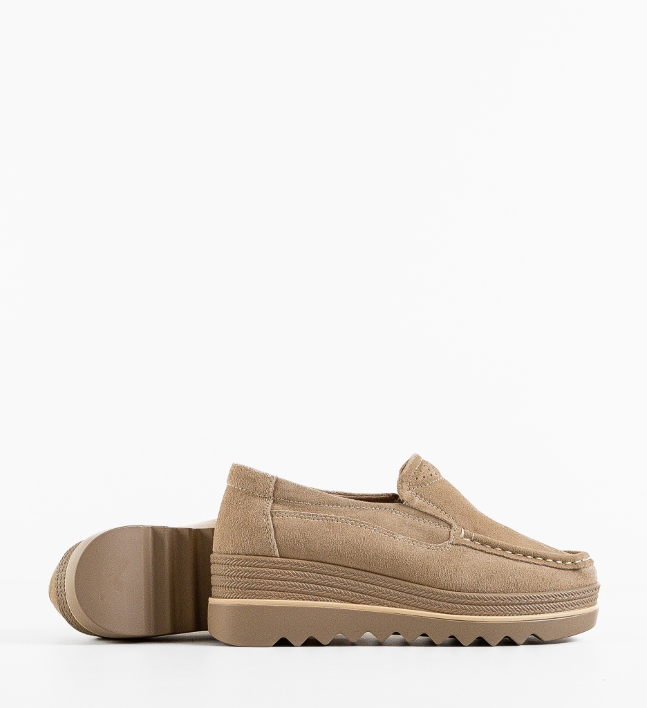 Pantofi Casual Smirno Bej - Confort și Eleganță - imagine 5