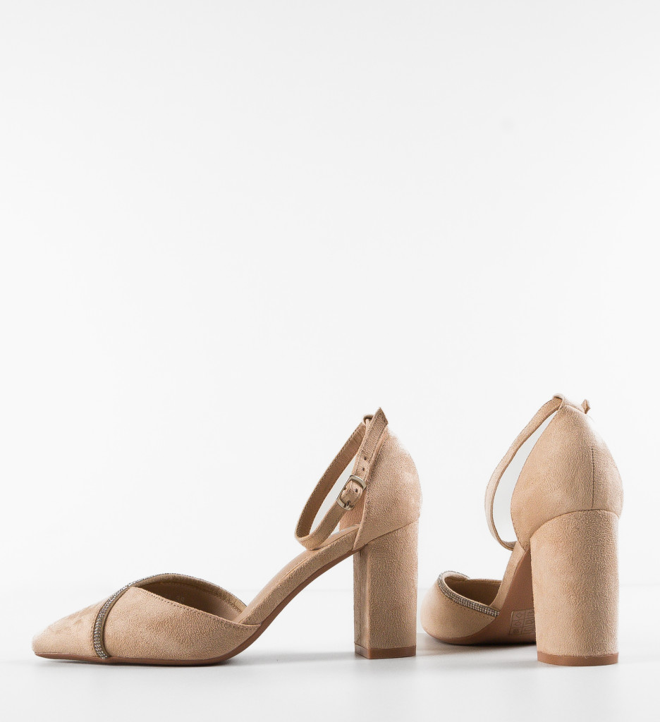 Pantofi Toc Hajag Bej - Eleganță și Stil - imagine 8