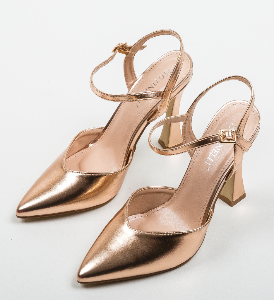 Pantofi Trop Aurii 2 | Eleganță și Stil Unic - imagine 6