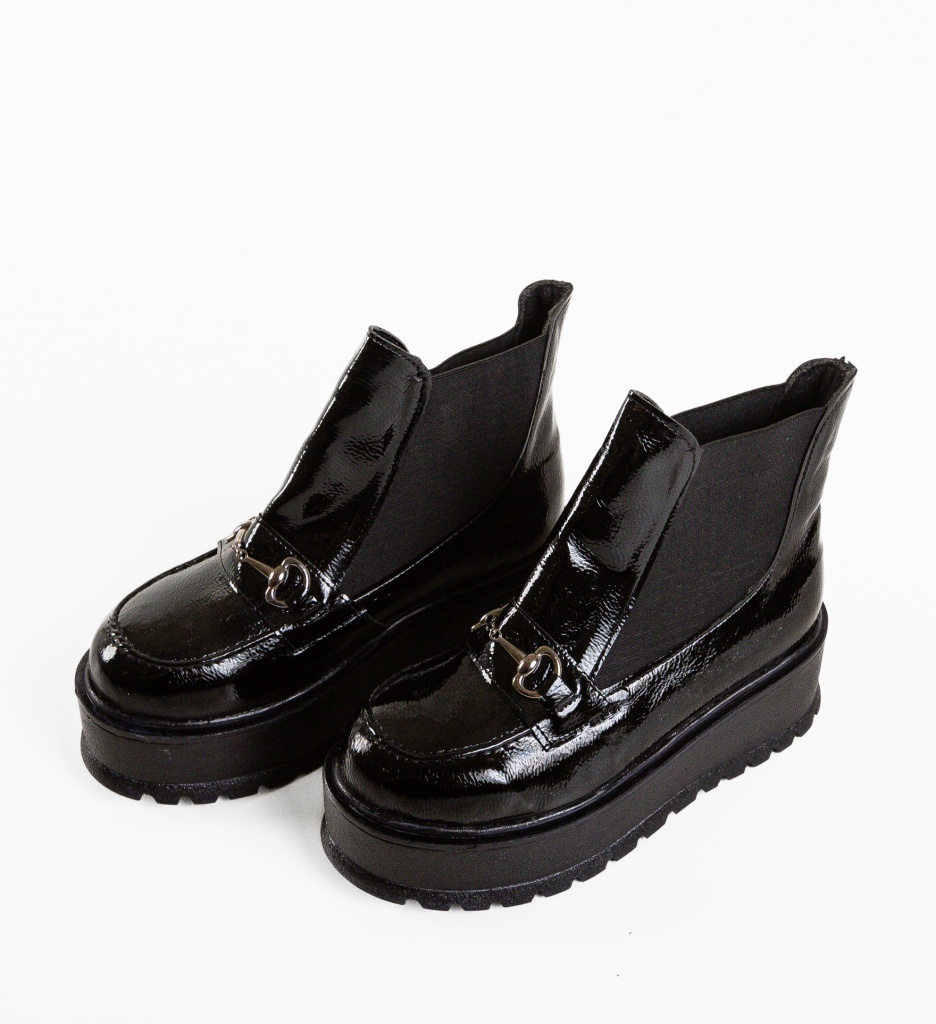 Ghete Dama Samir Negre 3 | Eleganță și Confort - imagine 7