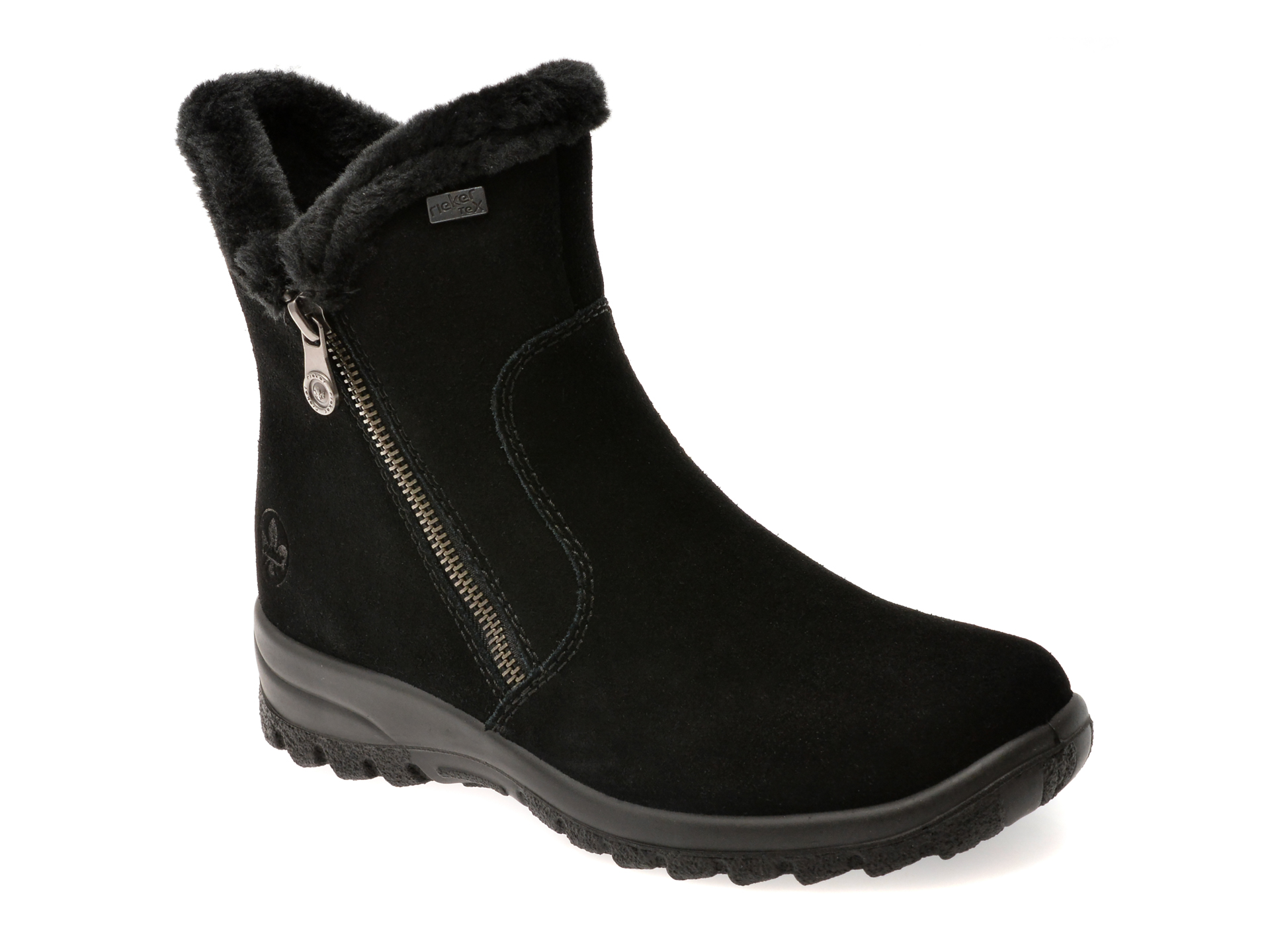 Ghete Rieker Negre, Confort Suprem