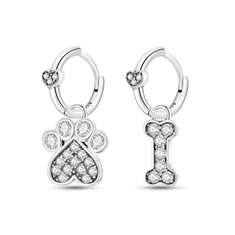 Cercei Argint Amanda JW570 Placati cu Rodiu